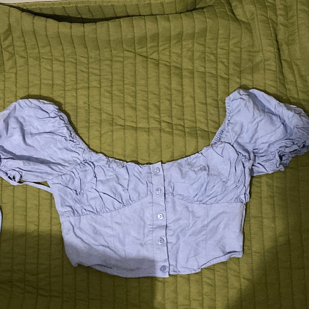 Cropped corset top
